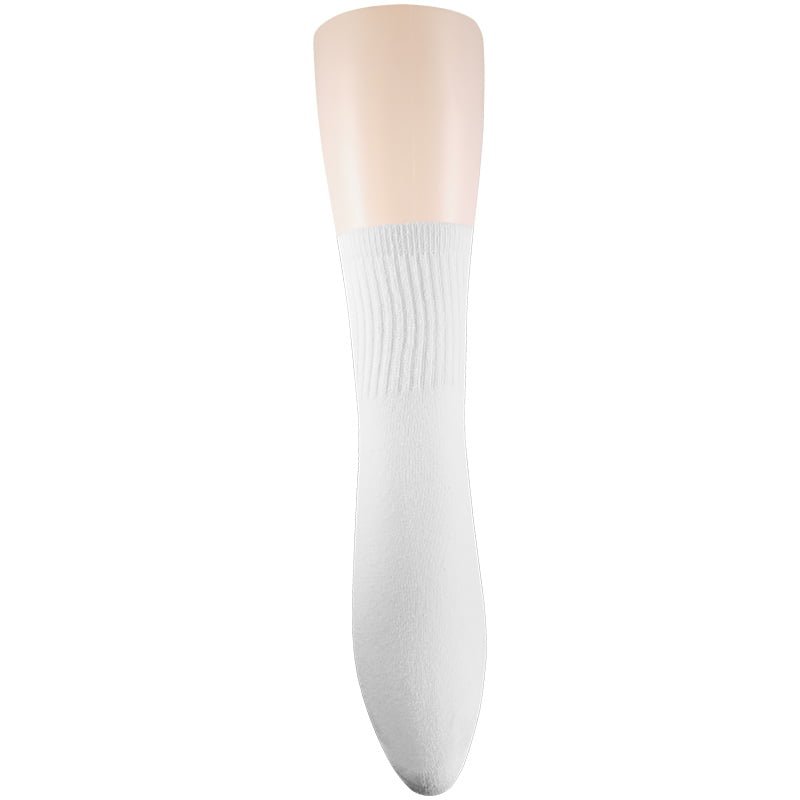 Medias llanas tipo zapatilla 1/2 Blanca. Nomada Socks. Medias hechas con estilo