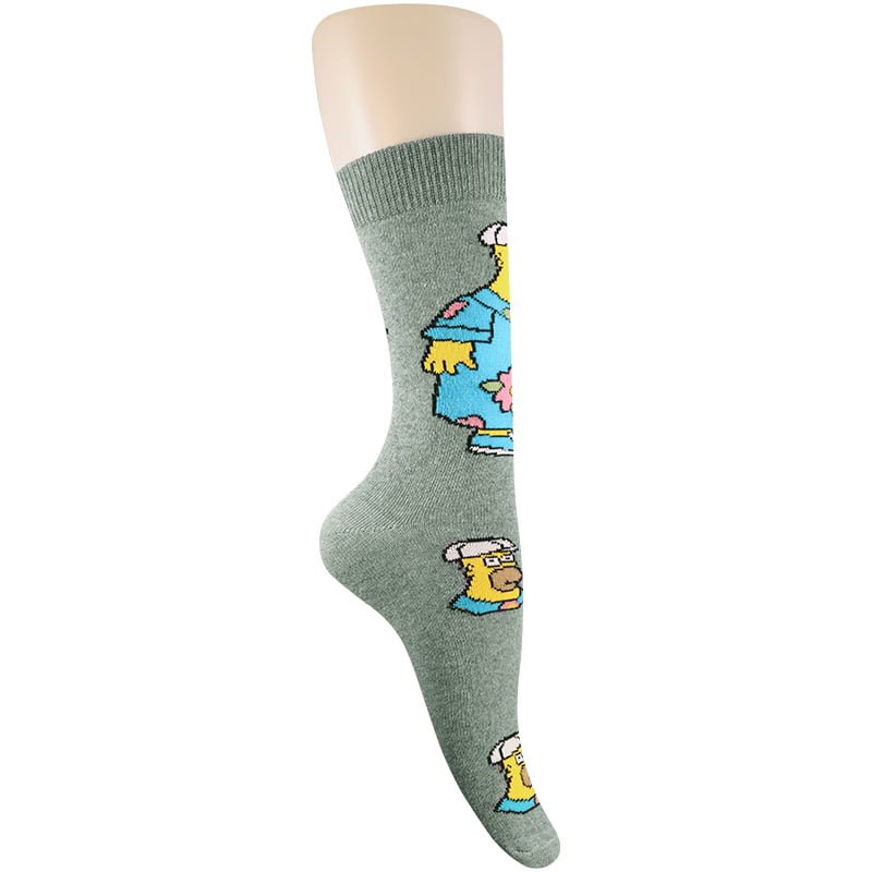 Homero panzon de"Los Simpson". Calcetín Largo.
