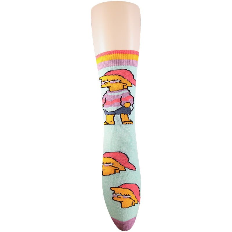 Lisa Hippie de los simpsons ya en Nomada Socks. Medias hechas con estilo