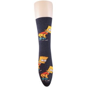 Bart simpson calcetin largo en nomada socks. medias hechas con estilo