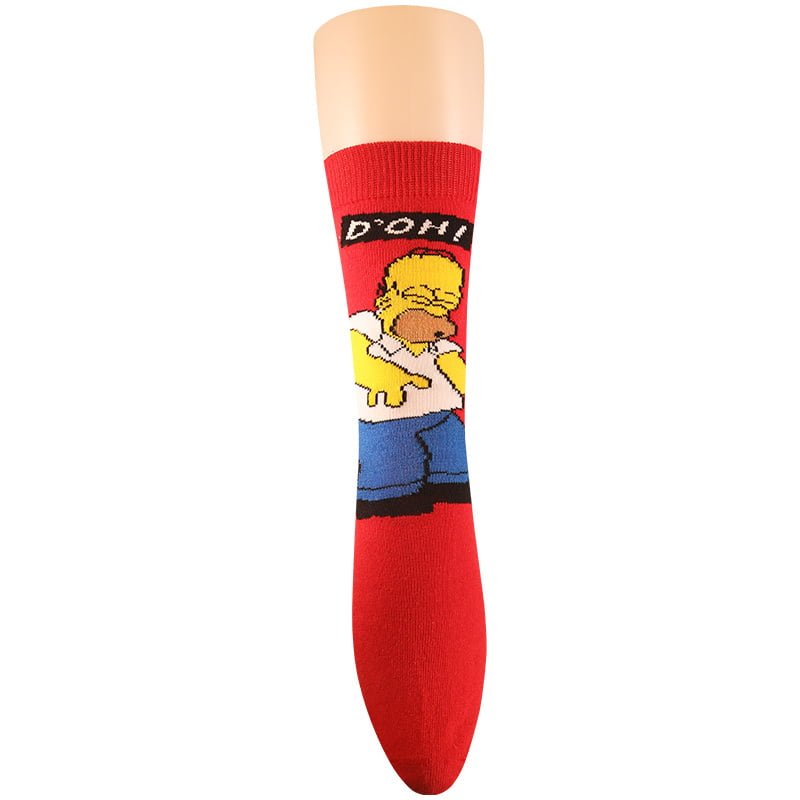 Homero Simpson DOH! Calcetín Largo ya en Nomada Socks. Medias hechas con estilo