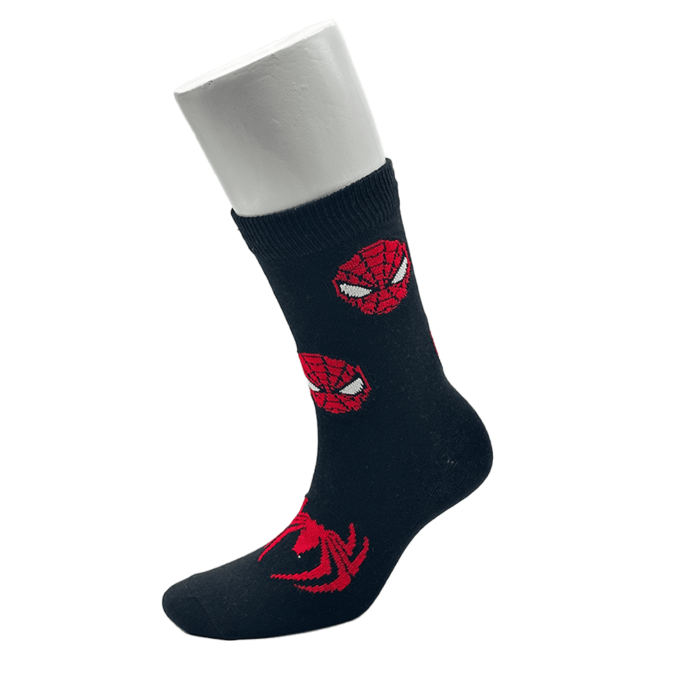 Spiderman Black Faces. Calcetín Largo.