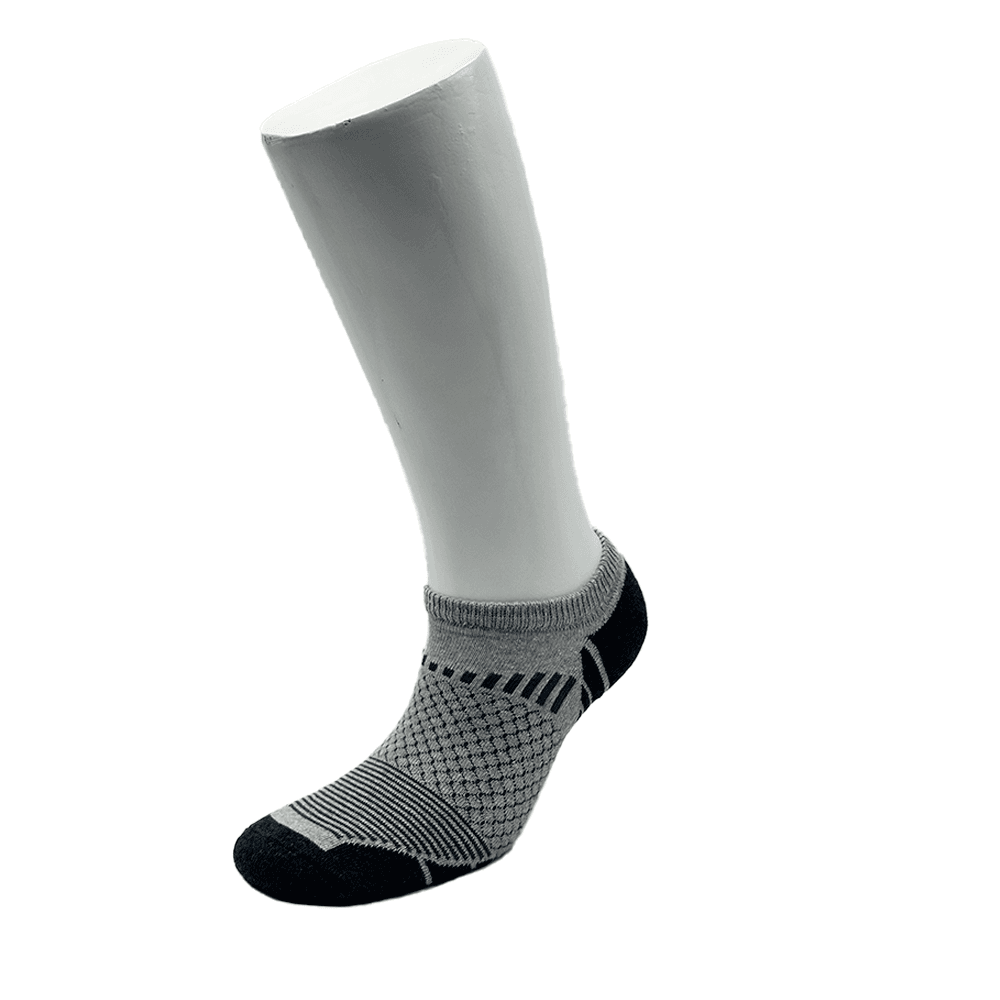 Media deportiva v2 Gris . Medias Tobilleras