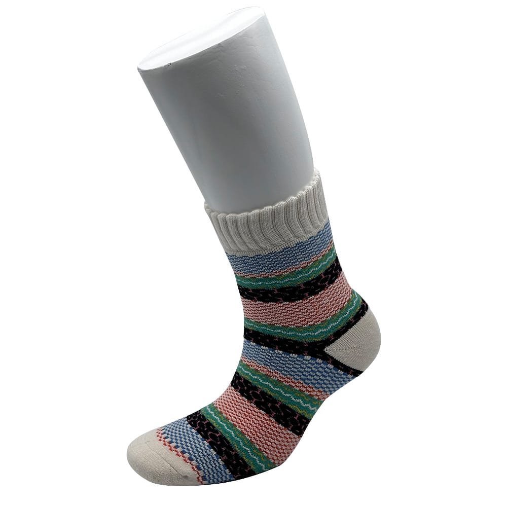 Afelpado Multicolor 3 . Calcetín Largo.